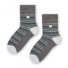 Chlapčenské ponožky (Veľkosť 29-31, Farba Sivá)