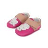 D.D.Step dievčenské kožené capačky - Ružová (Veľkosť M)