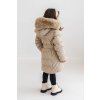 Predĺžená nepremokavá zimná bunda - Béžová (Veľkosť 152/158)