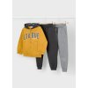MAYORAL 3 dielna tepláková súprava - Žltá (Veľkosť 110)