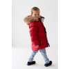 Nepremokavá zimná bunda s kožušinkou - Červená (Veľkosť 146/152)