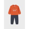 2 dielna tepláková súprava chlapčenská - Oranžová (Veľkosť 92)