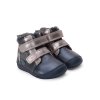 Dievčenské barefoot zimné čižmy D.D.STEP - Modrá (Veľkosť 24)