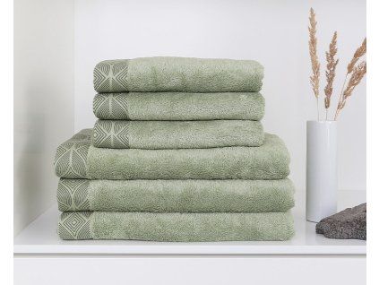 Handtuch Beech hellgrün (Material Modal/Baumwolle, Größe 30/50)