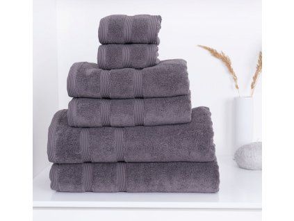 Handtuch Devon Grau Dunkel (Material Baumwolle, Größe 30/50)