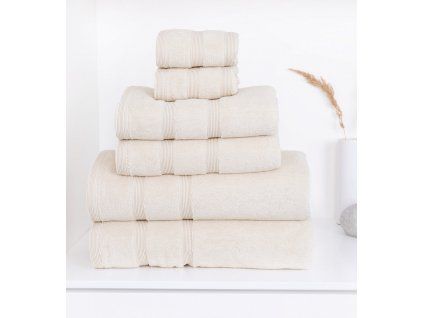 Handtuch Devon Beige hell (Material Baumwolle, Größe 30/50)