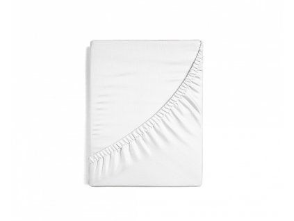 Bettlaken Weiß ELASTAN STANDARD (Material Jersey mit Elastan, Größe 100/200/40)