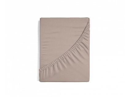 Bettlaken Hellbraun ELASTAN STANDARD (Material Jersey mit Elastan, Größe 100/200/40)