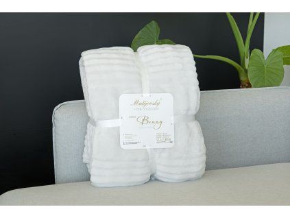 Decke Benny hellgrau (Größe 140/200)