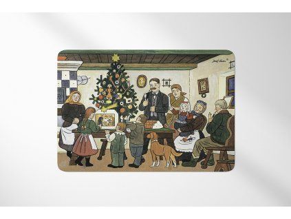 prostirani u vanocniho stromku 4ks9