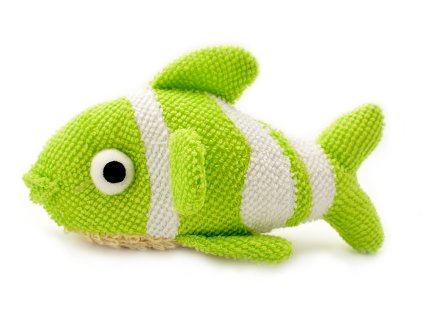 vyr 1383179 MAGNUM zelena rybka detska myci houba PREMIUM green fish