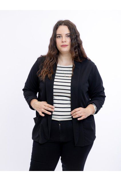 pruzne sacko DIANA PLUS cerna