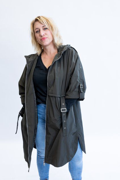 damska parka ARIA cerna