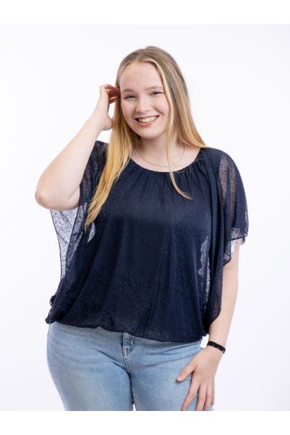damsky top KARA tmave modra