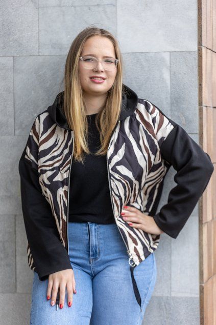 damska bunda SIMBA cerna