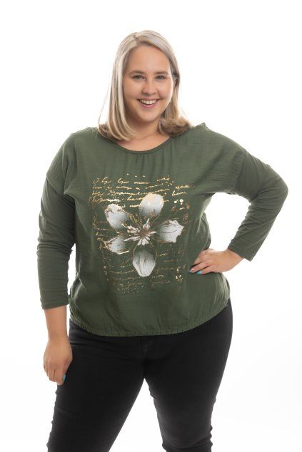 damske tricko NARCIS khaki