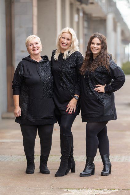 damska tunika johy cerna