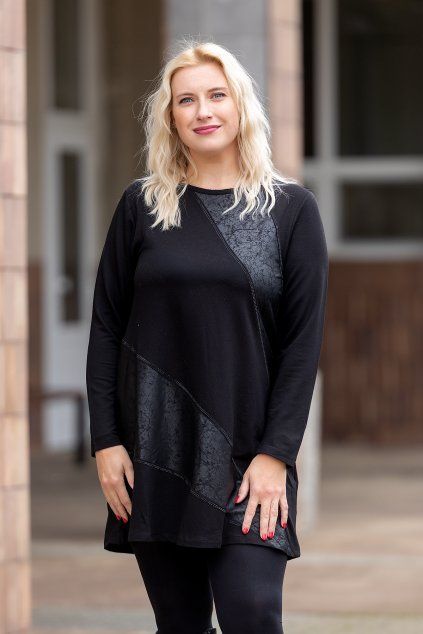 damske saty lea cerna