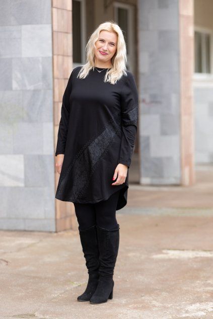 damske elegantni saty LIKA cerna