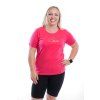 damske tricko RHYTHM tmave ruzova