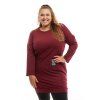 damska tunika LEVIA vinova