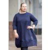 damske elegantni saty kristin tmave modra