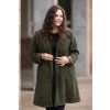damsky zimni kabat brady khaki