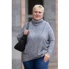 damsky elegantni svetr s rolakem lenora seda