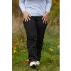 damske zateplene softshellove kalhoty cerna