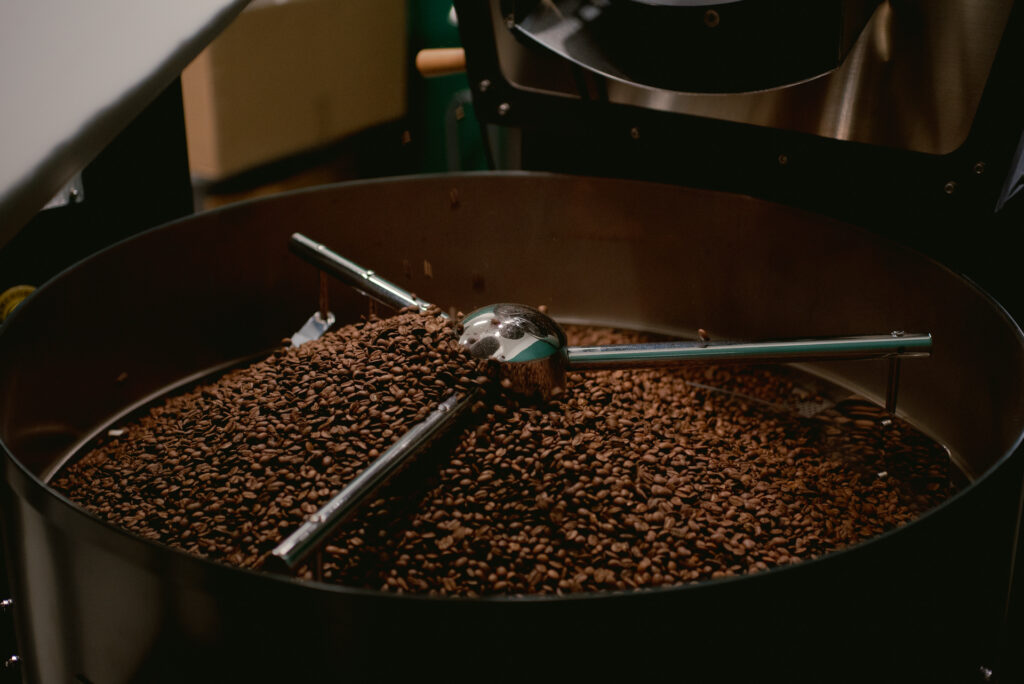 Posledná fáza - chladenie kávy po pražení