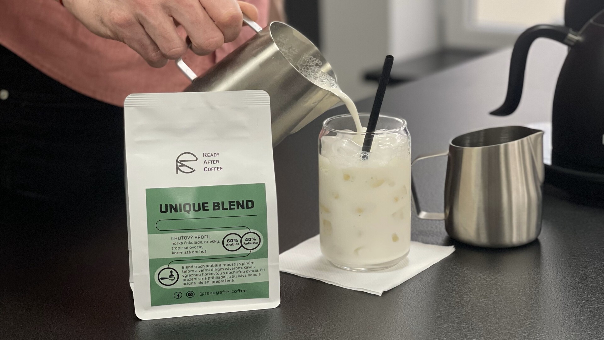 ľadová káva recept