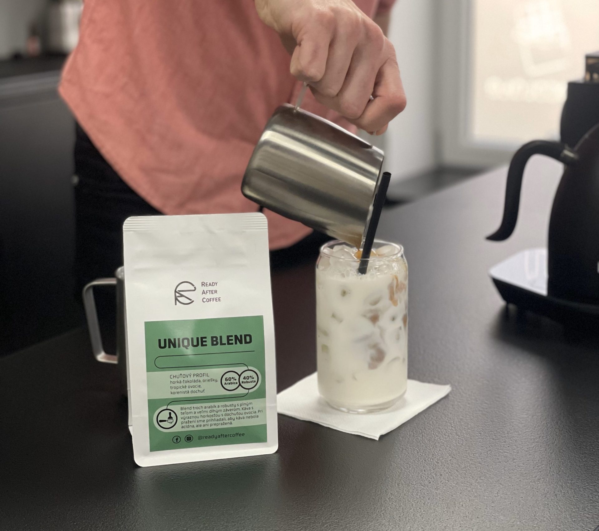 ľadová káva recept na doma