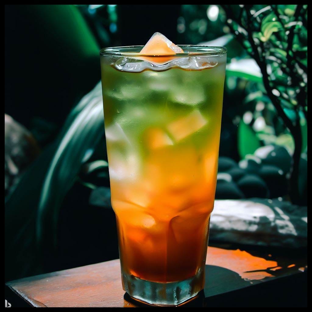 sypaný ovocný ľadový čaj Ready After