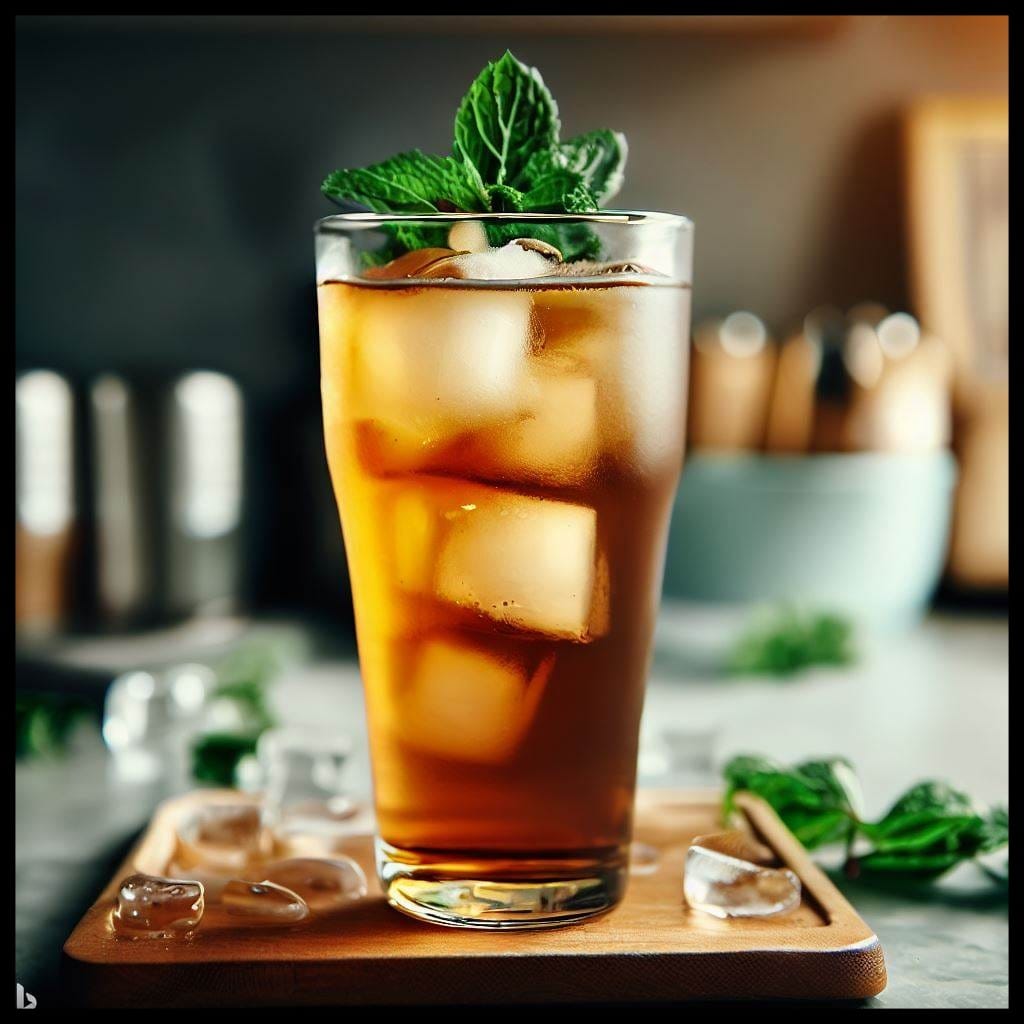 čierny čaj ľadový sypaný - príprava a recept