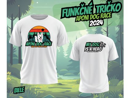 FUNKČNÉ TRIČKÁ Biele pánske