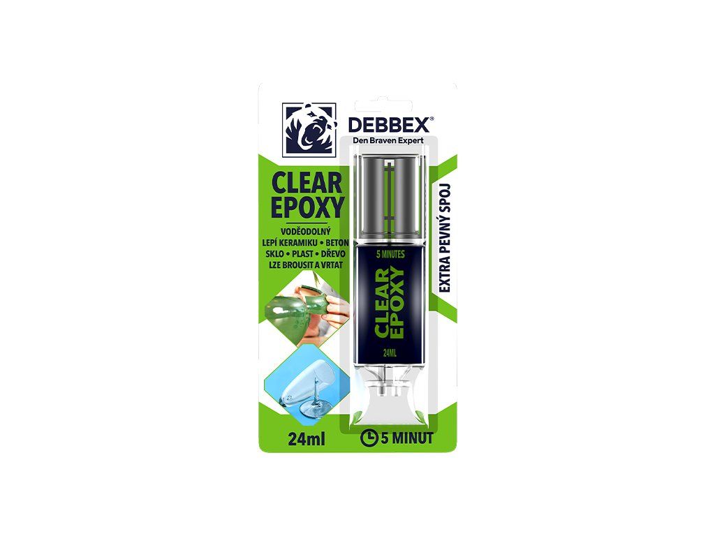 Clear Epoxy (Farba transparentná, Balenie 24 ml, Typ obalu blister)