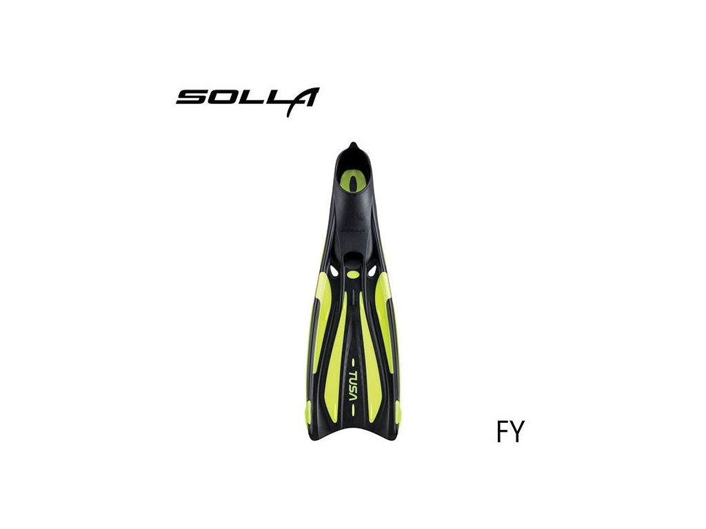 Vysoko viditeľná farebná schéma FY s detailom na anatomicky tvarovanú papučku a spevnenú pätovú časť pre bezpečnú fixáciu.