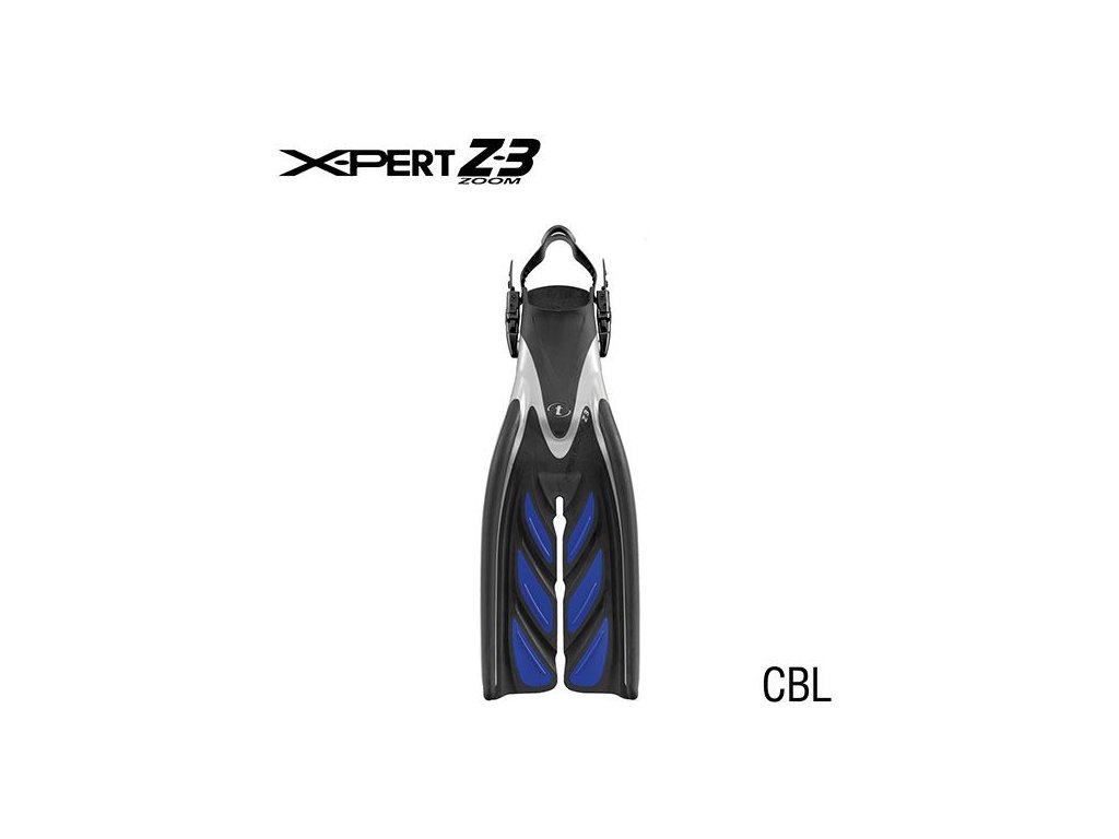 Farebná varianta CBL (Cobalt Blue) zvýrazňujúca materiálovú kompozíciu mäkkých membrán a pevných bočníc.