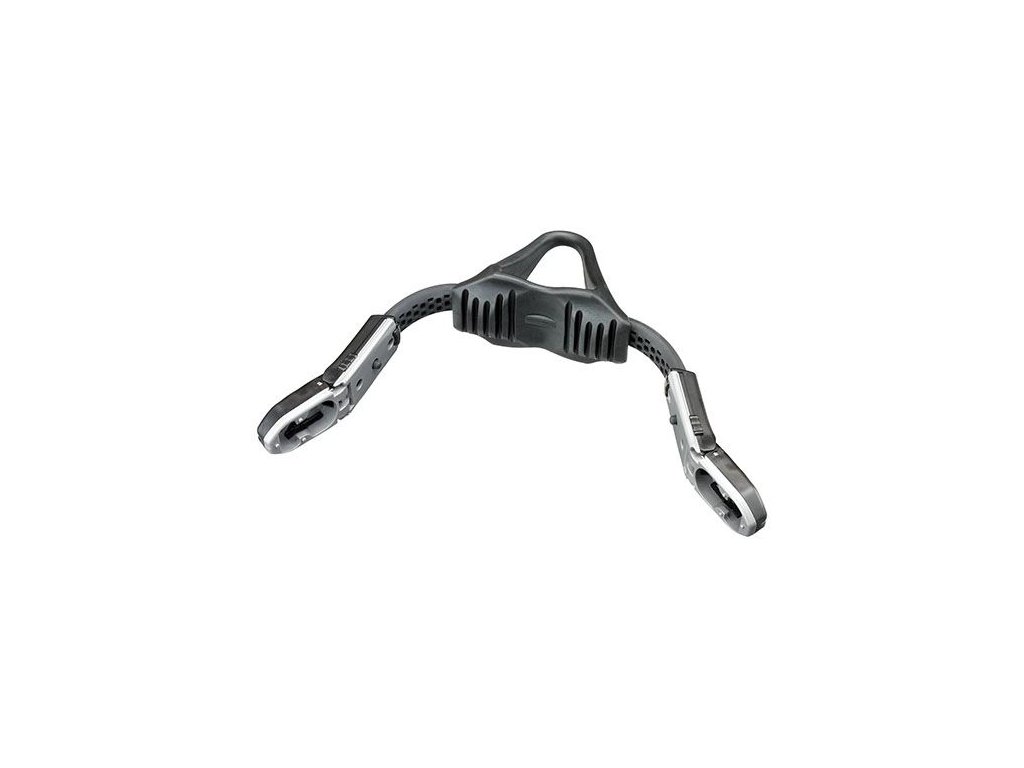 Detail vnútornej textúry pätného dielu navrhnutej pre maximalizáciu trenia a stabilitu polohy nohy.