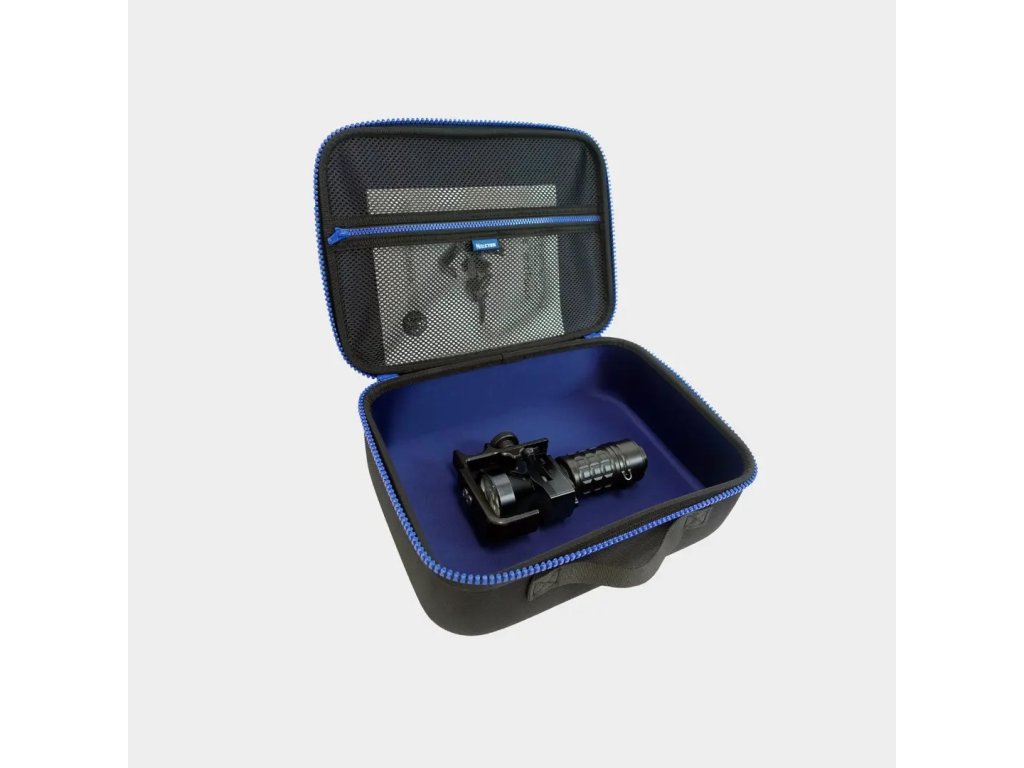 Polstrované transportné puzdro s mesh vreckom pre bezpečné uloženie nabíjačky a manuálu.