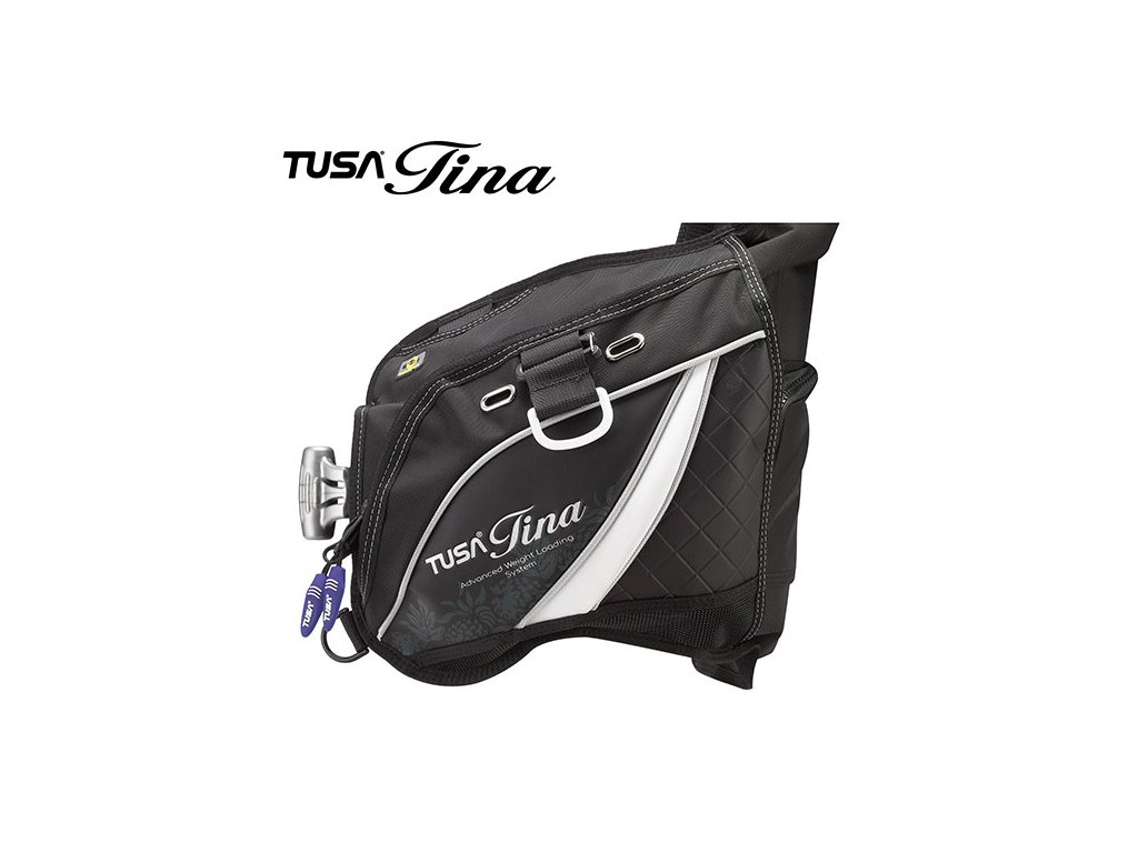 Pohľad na bočný panel so systémom AWLS III, nerezovými priechodkami pre montáž noža a textúrou materiálu Cordura 500D.