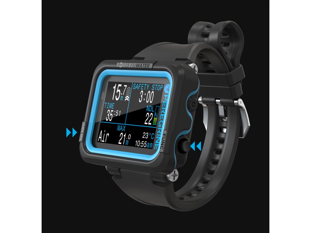 Detail ergonomicky umiestnených nerezových tlačidiel s hmatovou odozvou pre presné ovládanie aj v hrubých rukaviciach.