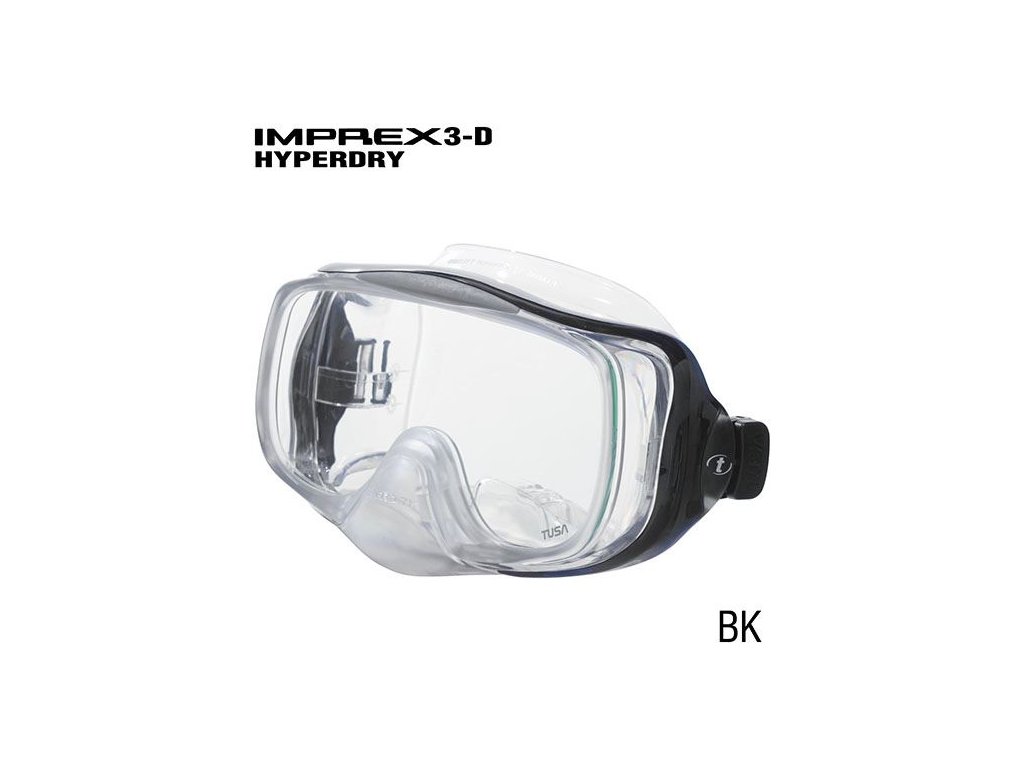 Detail transparentného rámu (verzia BK) s jasne definovanými prechodmi medzi čelným sklom a bočnými priezormi.