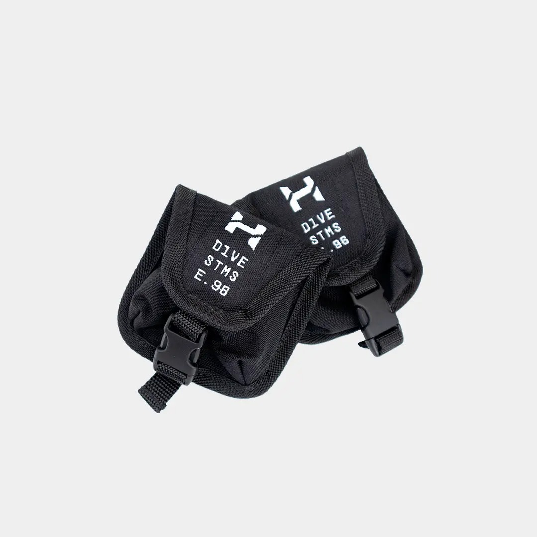 Celková konfigurácia systému s viditeľným logom Dive System a bezpečnostným systémom uzatvárania.