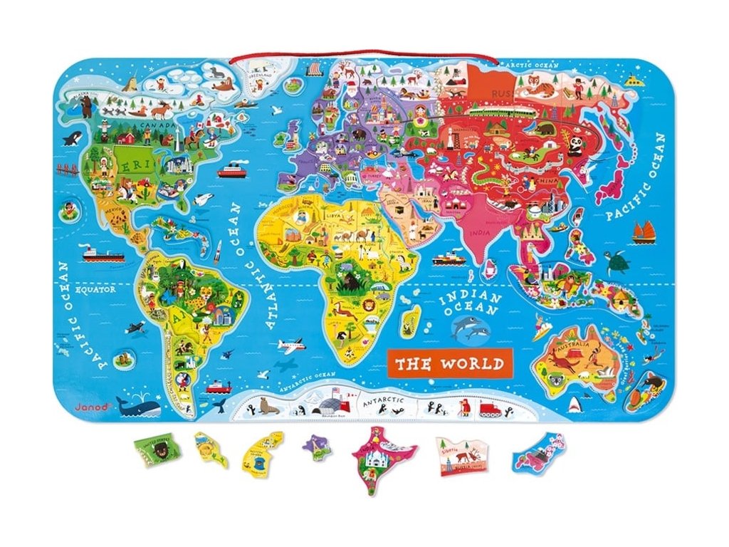 Magnetická mapa sveta