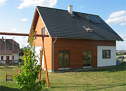 elektrické přímotopné topení v nízkoenergetickém domě