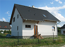 elektrické přímotopné topení v nízkoenergetickém domě