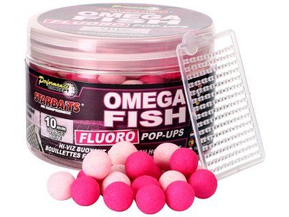 Boilie STARBAITS Omega Fish Fluo Pop Up