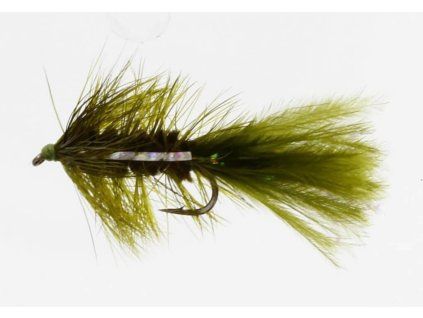 Muška UNIQUE Flies Holoside Bugger Olive Daiichi