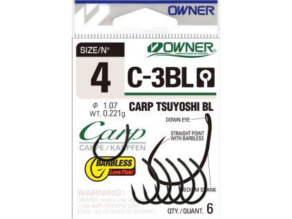 Háčiky OWNER Carp Tsuyoshi C-3BL